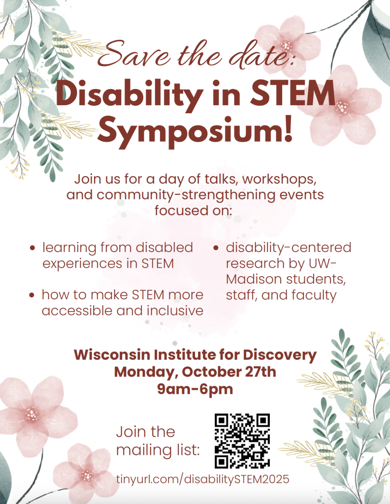 Flyer with details of symposium